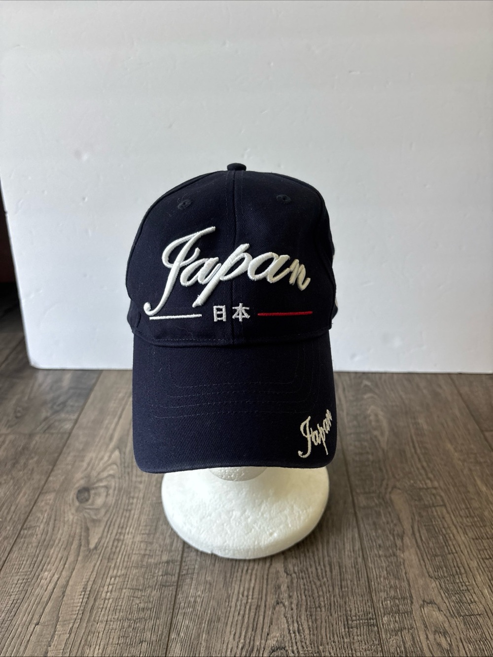 Robin Ruth Navy Baseball Cap with White Embroidery